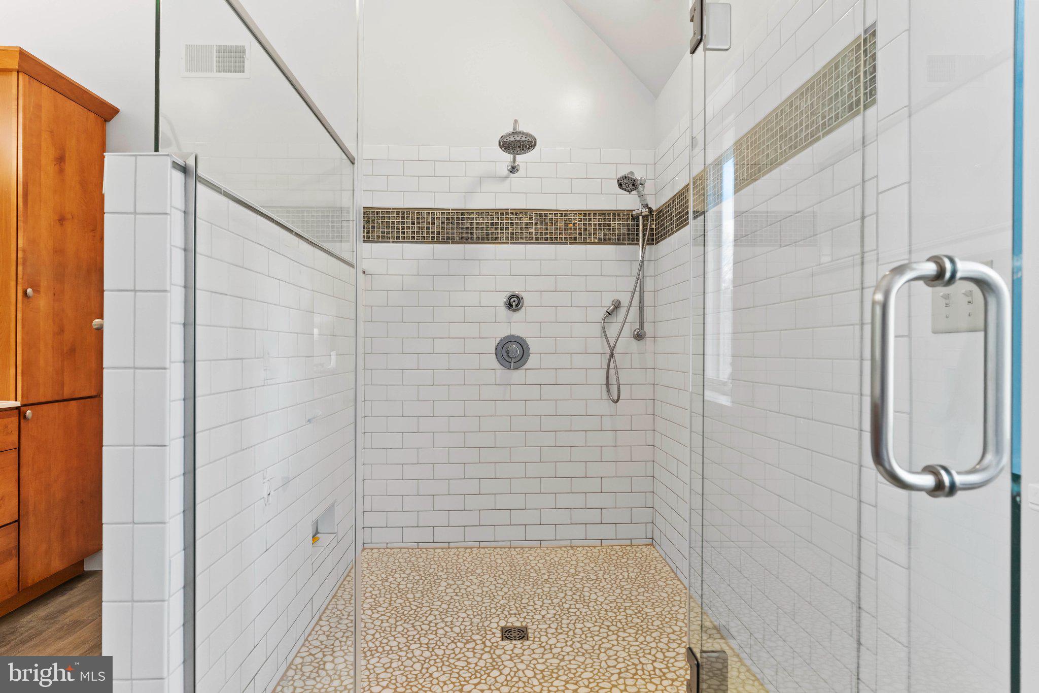 502 Creek Road Carlisle, PA 17013 - Photo 11 of 43 Sleek glass shower with elegant tiles.