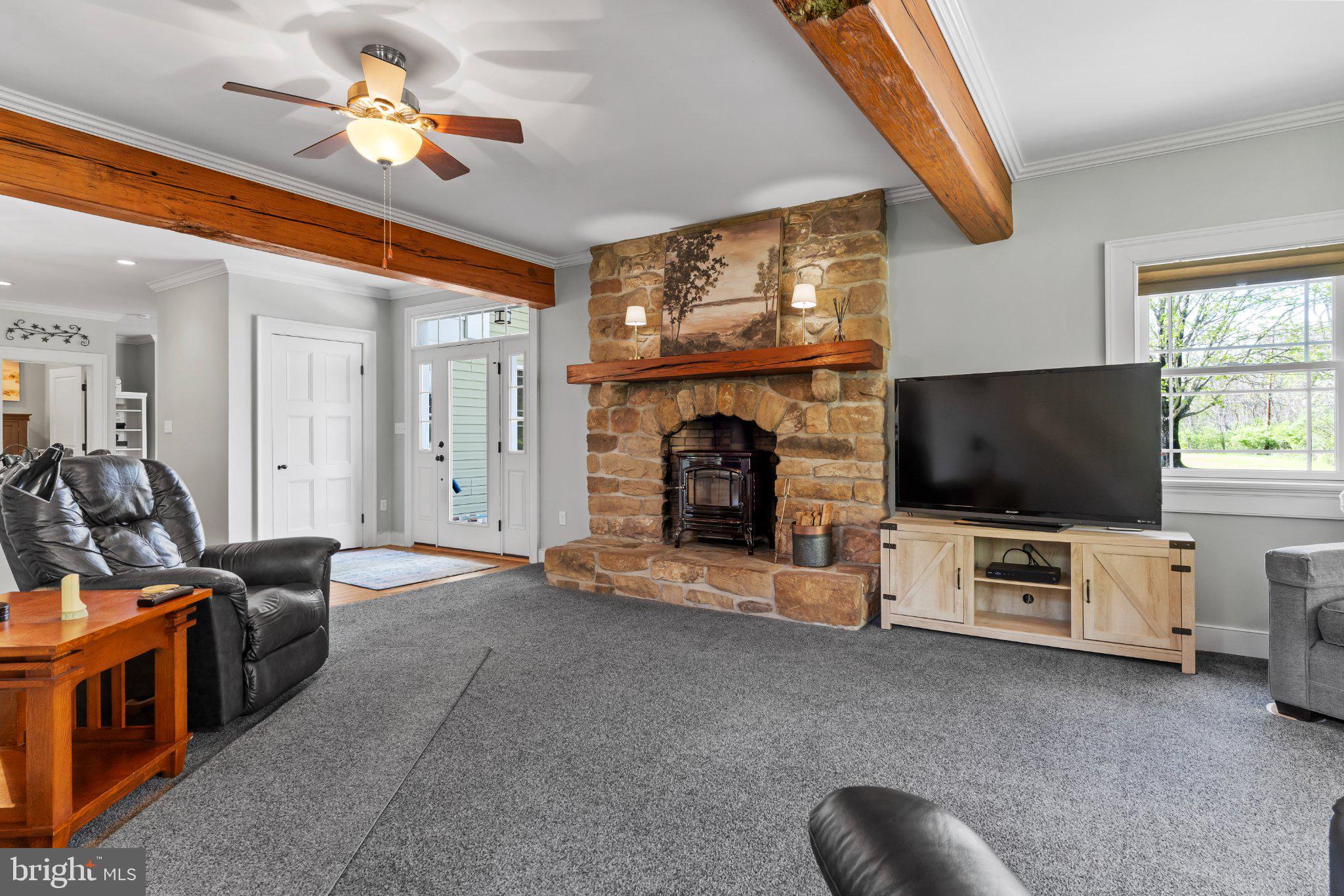 502 Creek Road Carlisle, PA 17013 - Photo 22 of 43 Cozy living space with rustic charm.