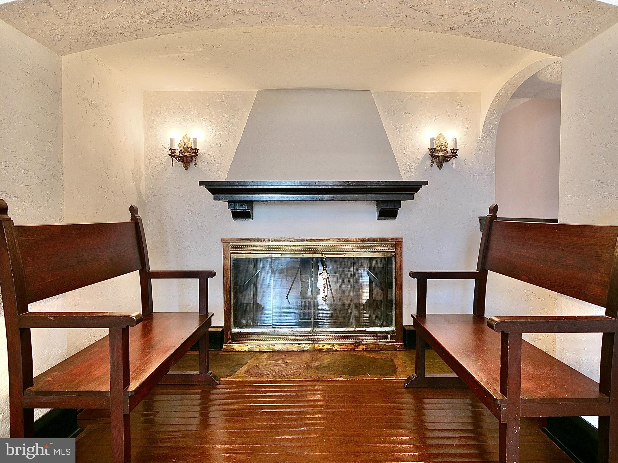 228 Maypole Road Upper Darby, PA 19082 - Photo 6 of 20 Wood Fireplace