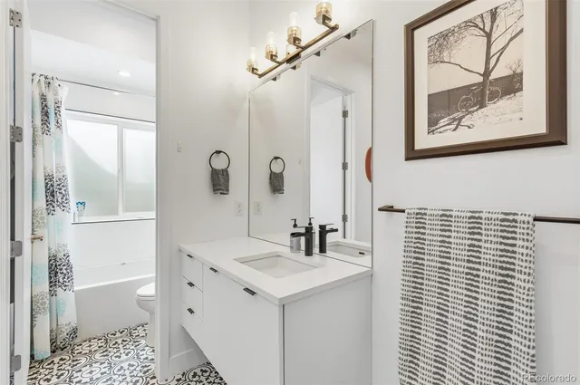 a view of city and mountain