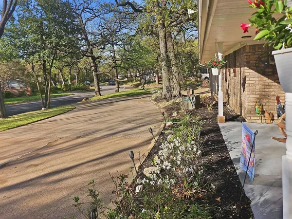 a view of outdoor space with seating area