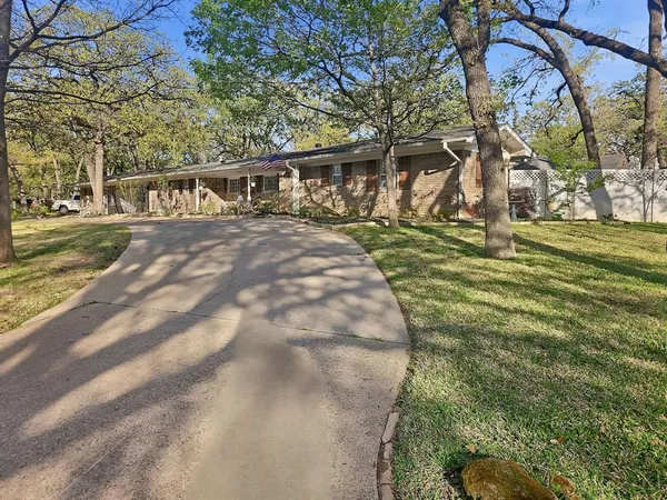 a view of yard with tree