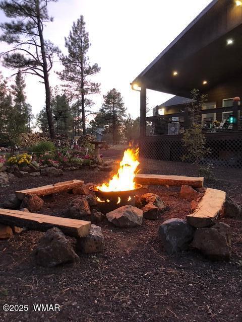 2889 Jacks Road Lakeside, AZ 85929 - Photo 41 of 65 firepit