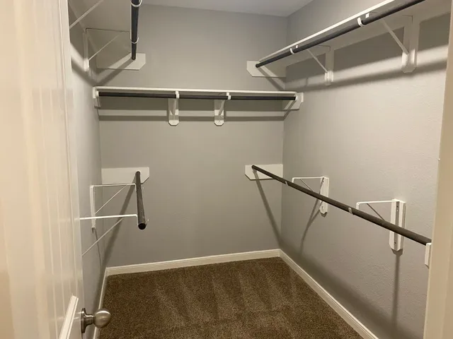 a view of walk in closet