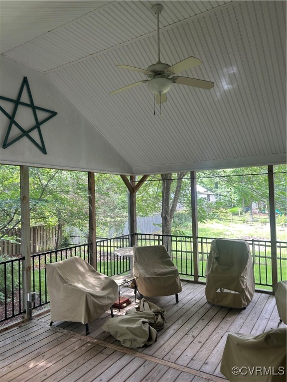 2529 Retrievers Ridge Road Henrico, VA 23233 - Photo 2 of 3 Custom designed valuted ceiling screened porch.