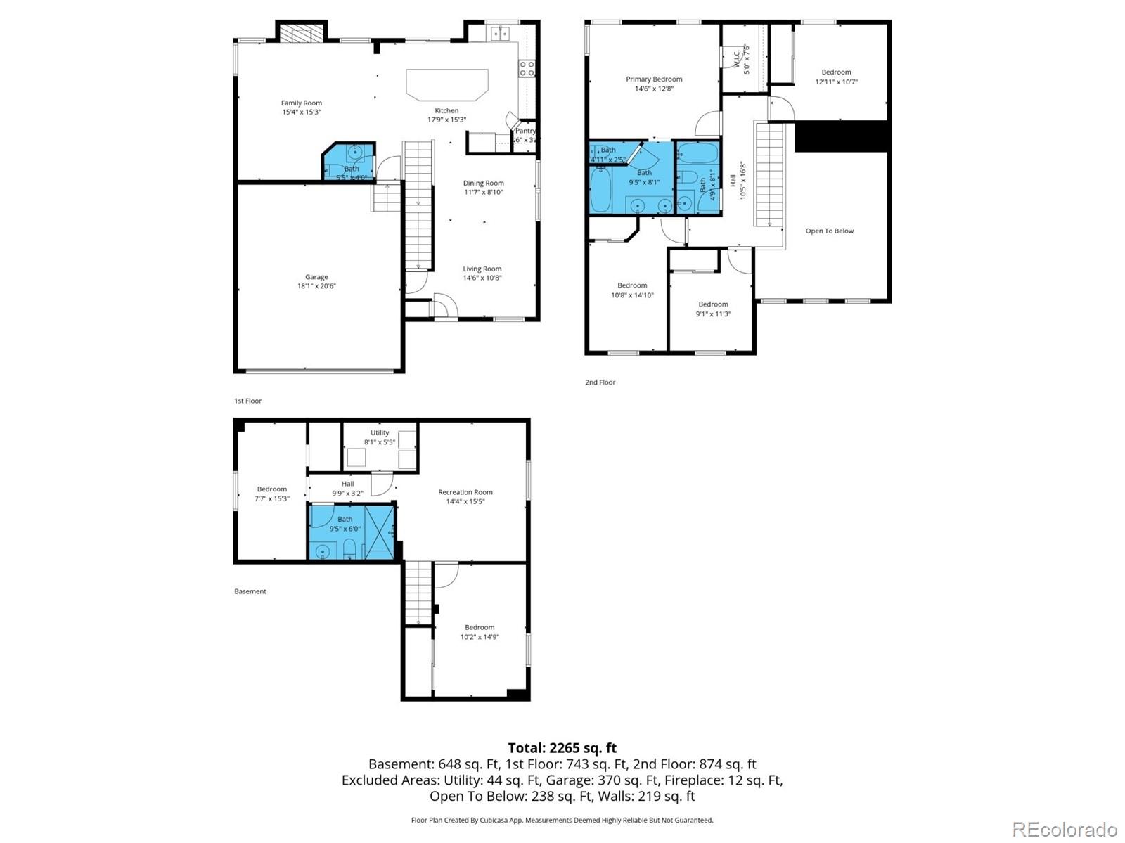 9917 Aftonwood Street Highlands Ranch, CO 80126 - Photo 48 of 48 a picture of a floor plan