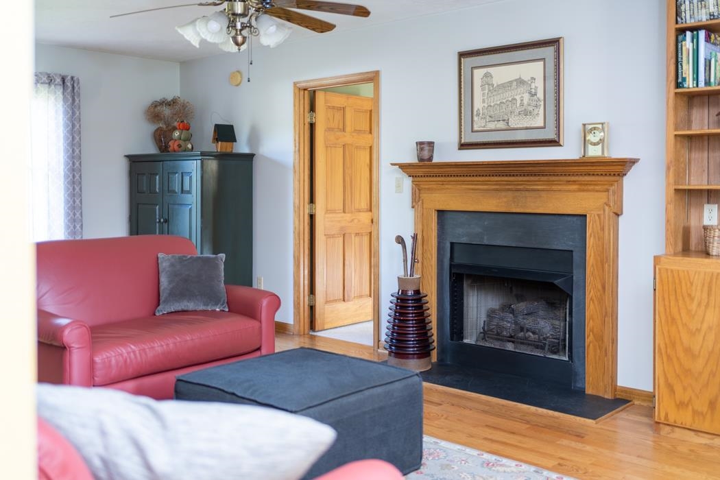 1284 Limestone Road Mount Sidney, VA 24467 - Photo 18 of 65 a living room with furniture and a fireplace