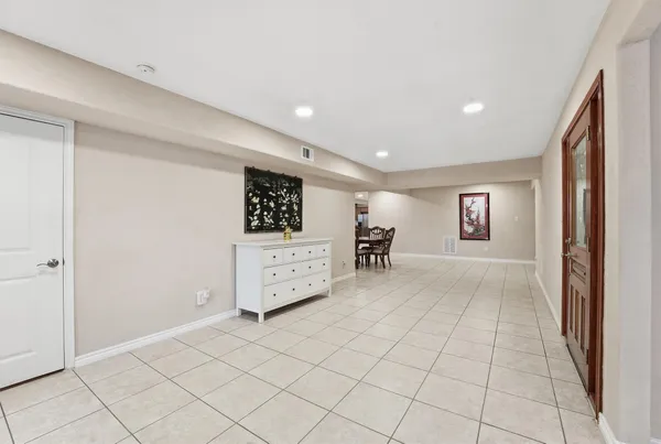 a view of kitchen with furniture and window