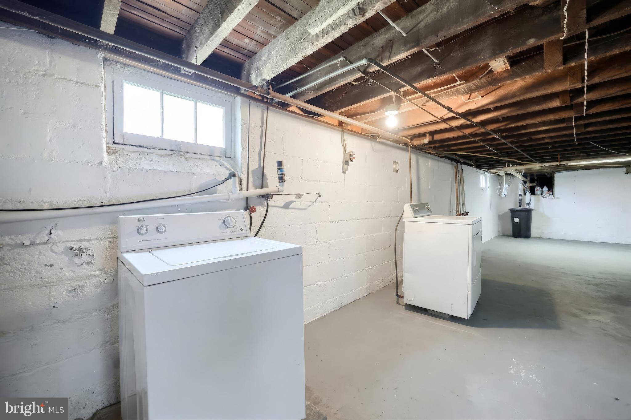 6016 Baltimore Pike Littlestown, PA 17340 - Photo 17 of 32 a utility room with dryer and washer