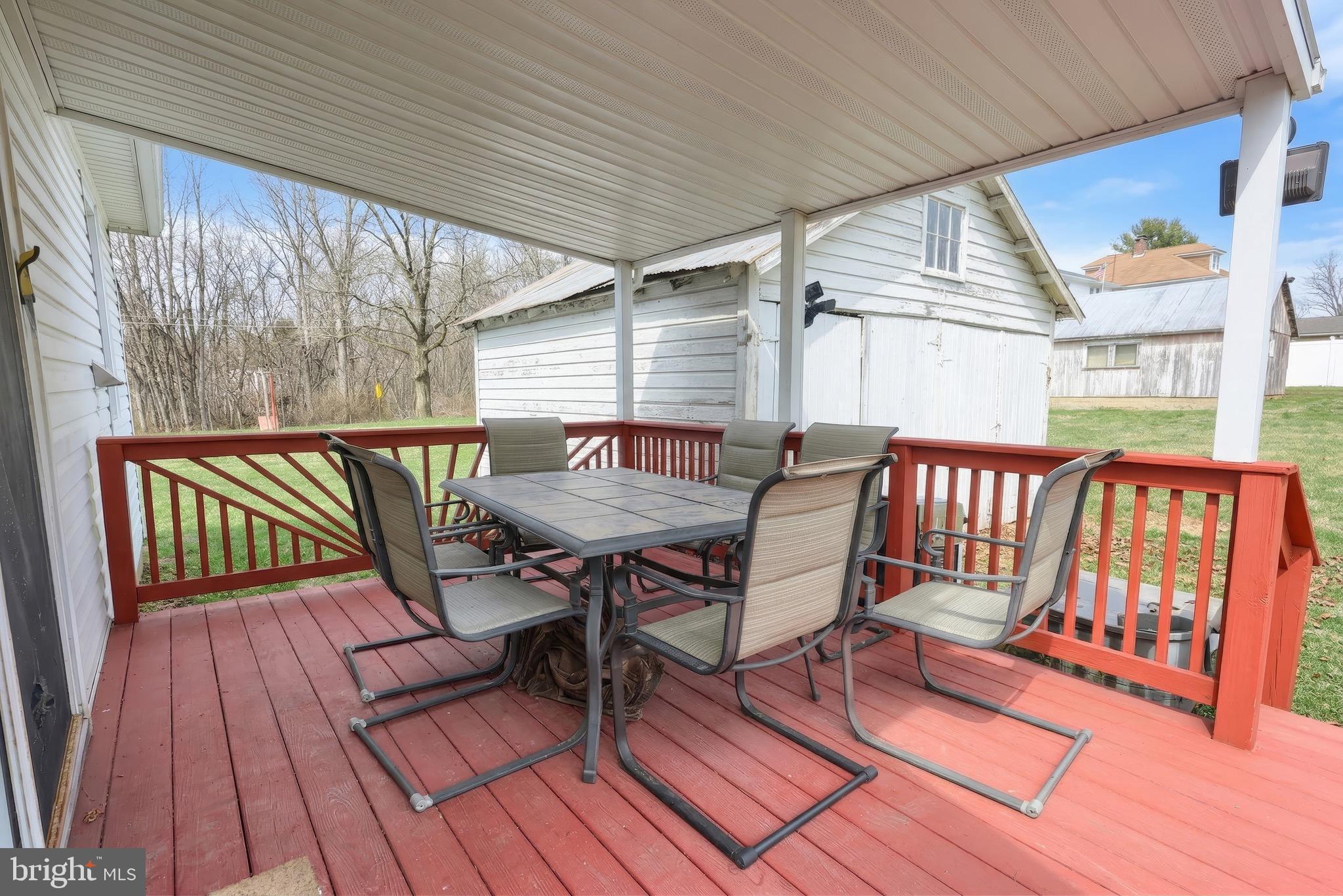 6016 Baltimore Pike Littlestown, PA 17340 - Photo 21 of 32 a view of a chairs on wooden deck