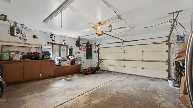 a outdoor space with seating