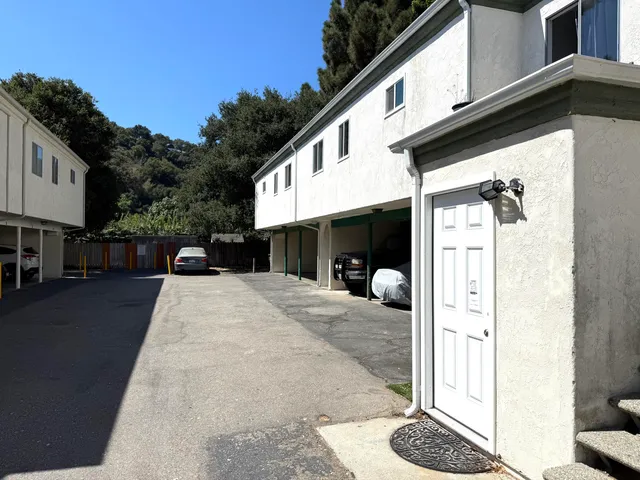 a view of a house with a patio