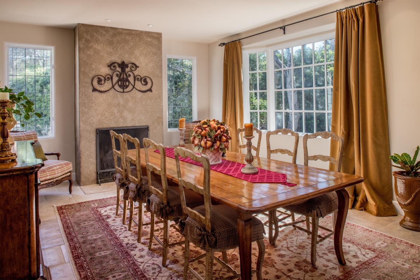 25951 Ridgewood Road Carmel, CA 93923 - Photo 5 of 23 a view of a dining room with furniture and window