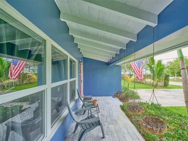 a view of a garden with a fountain