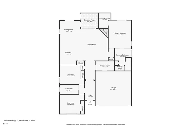$450,000 | 2790 Sweet Ridge Street, Tallahassee, FL 32308