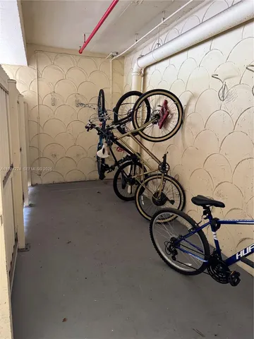 a view of a in a room with rack on the wall