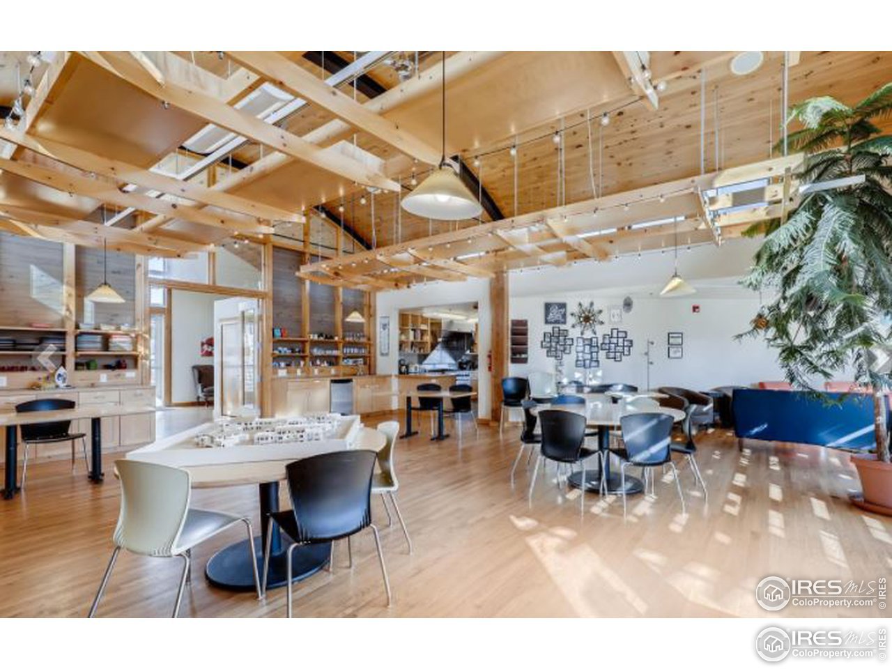 4742 16th Street Boulder, CO 80304 - Photo 37 of 38 a dining room with lots of furniture and chandelier