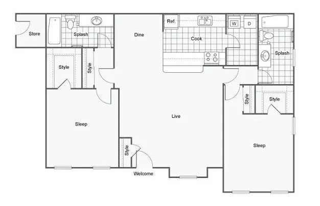 $1,301 | 2330 Cobb Parkway Southeast, Unit 1111, Smyrna, GA 30080