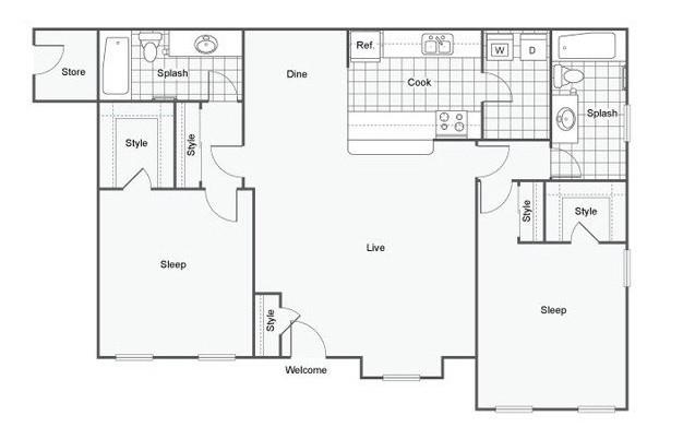 2330 Cobb Parkway Southeast, Unit 1111 Smyrna, GA 30080 - Photo 8 of 19 a picture of a bathroom with a shower