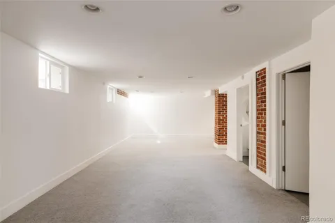 a view of a room with a empty space