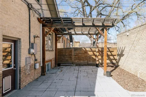 a view of a lake with a city