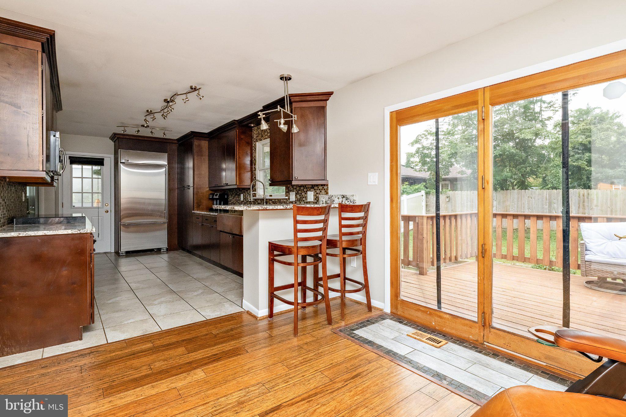 1828 Kings Highway Haddon Heights, NJ 08035 - Photo 24 of 83 French style doors open to a wraparound deck!