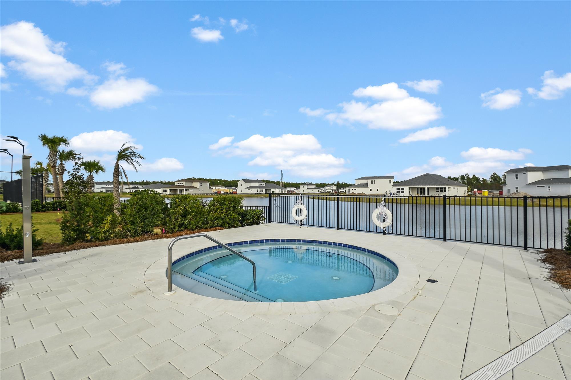 236 Naturewalk Blvd Inlet Beach Inlet Beach, FL 32461 - Photo 33 of 38 a view of swimming pool with outdoor seating and plants