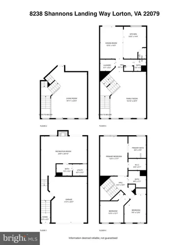 $734,700 | 8238 Shannons Landing Way, Lorton, VA 22079