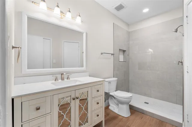 a view of bathroom with shower