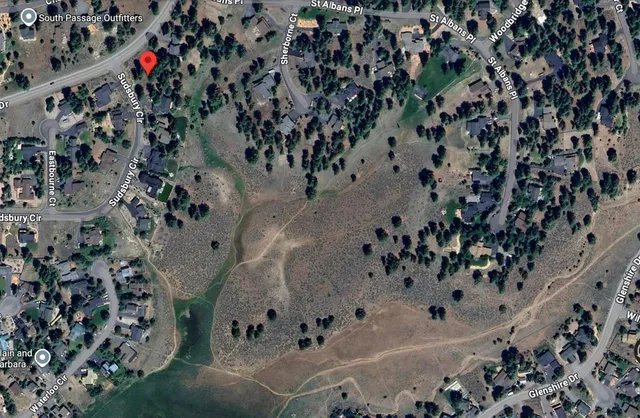 a view of outdoor space with deck and yard