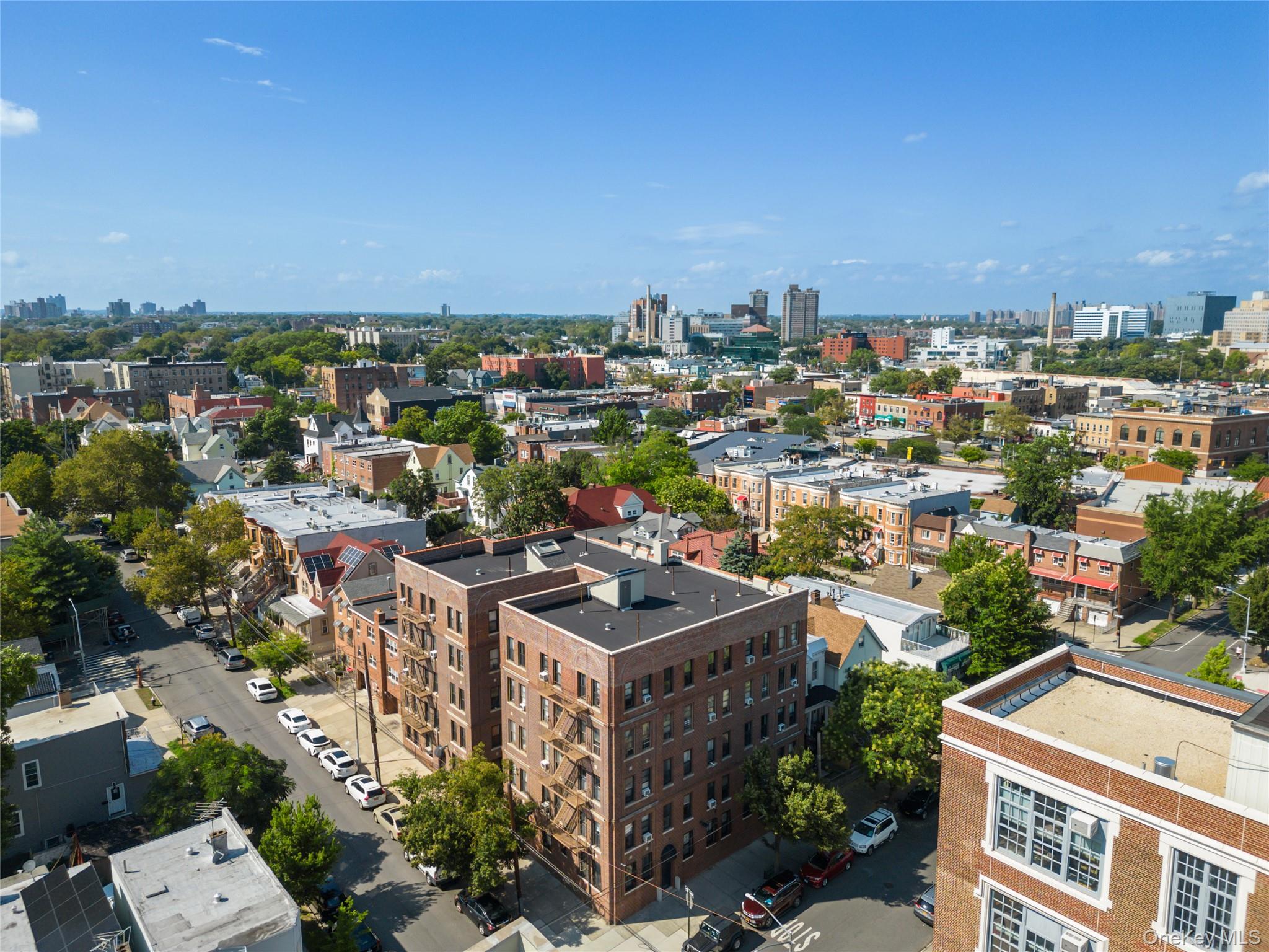 1506 Overing Street, Unit 6C Bronx, NY 10461 - Photo 16 of 16 an aerial view of a city with lots of residential buildings