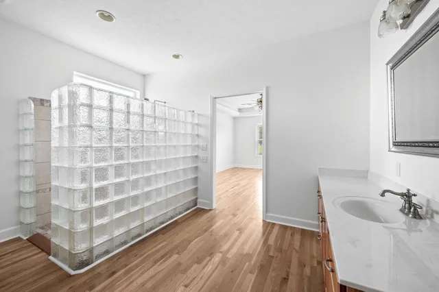 a view of a green field