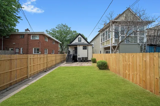 a aerial view of a house