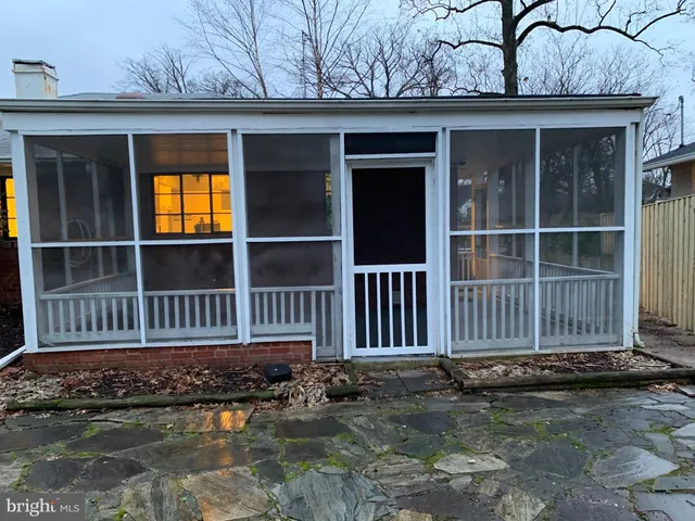 a backyard of a house