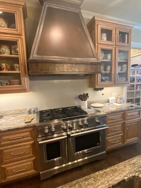 7233 Standing Boy Road Columbus, GA 31904 - Photo 14 of 67 a stove top oven sitting inside of a kitchen