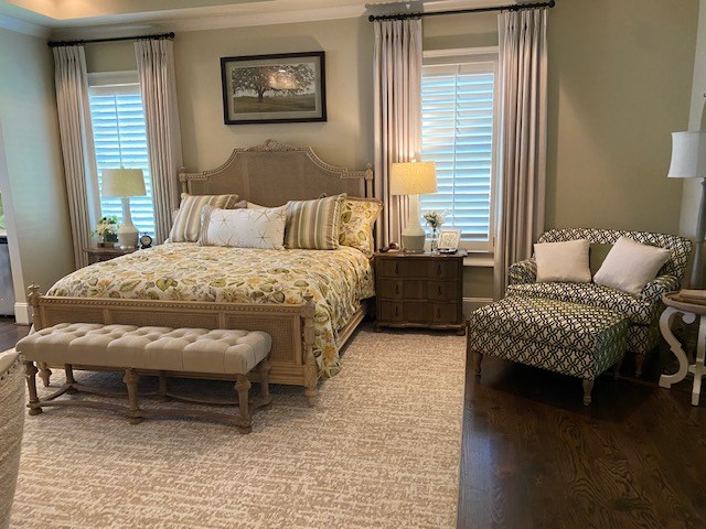 7233 Standing Boy Road Columbus, GA 31904 - Photo 20 of 67 a bedroom with a bed table and two windows