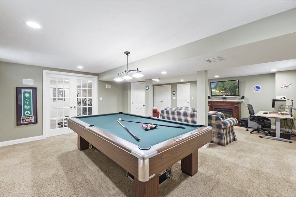104 Forest Street Middleton, MA 01949 - Photo 31 of 41 a room with pool table and windows
