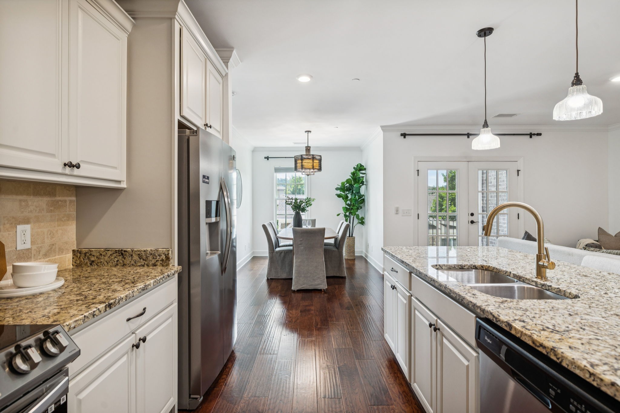 6000 Keats Street, Unit 202 Franklin, TN 37064 - Photo 22 of 47 a kitchen with sink stove and cabinets