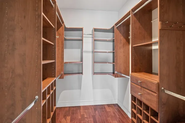 a view of walk in closet