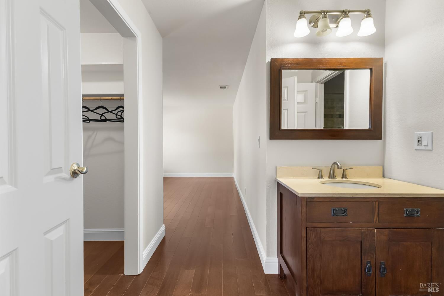 2177 Vista Del Rancho Fairfield, CA 94534 - Photo 18 of 28 a bathroom with a sink and a mirror