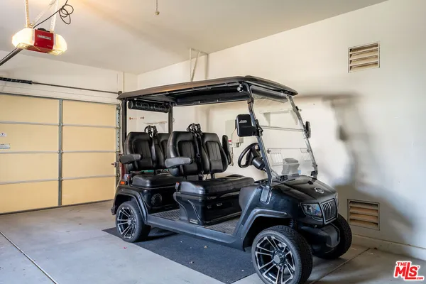 a view of a car garage