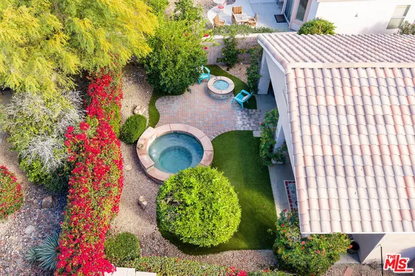 an aerial view of residential building with outdoor space
