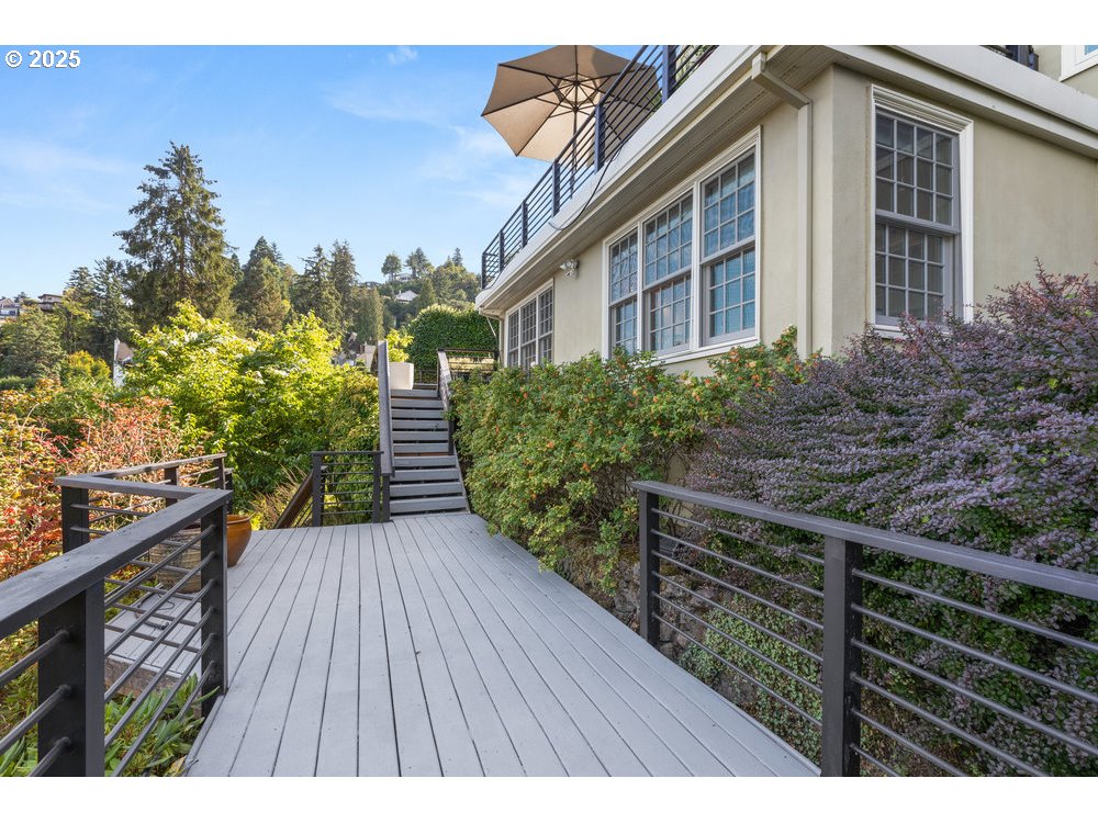 2677 Northwest Westover Road Portland, OR 97210 - Photo 16 of 48 a balcony view with an outdoor space
