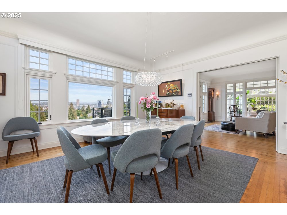 2677 Northwest Westover Road Portland, OR 97210 - Photo 20 of 48 a dining room with furniture and wooden floor