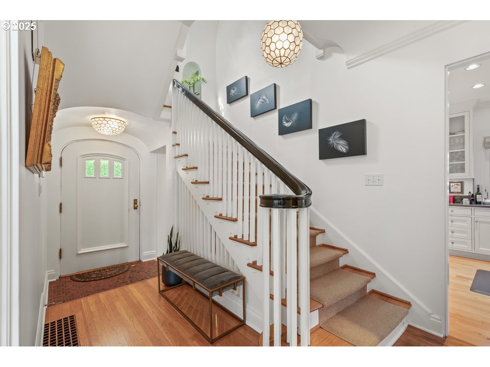 2677 Northwest Westover Road Portland, OR 97210 - Photo 36 of 48 a view of entryway and hall with wooden floor