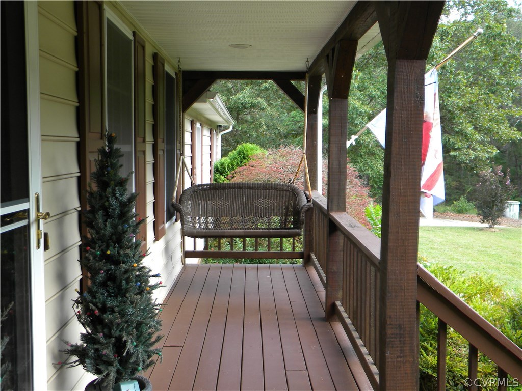 9410 Cosby Mill Road Quinton, VA 23141 - Photo 6 of 29 a view of balcony with a patio