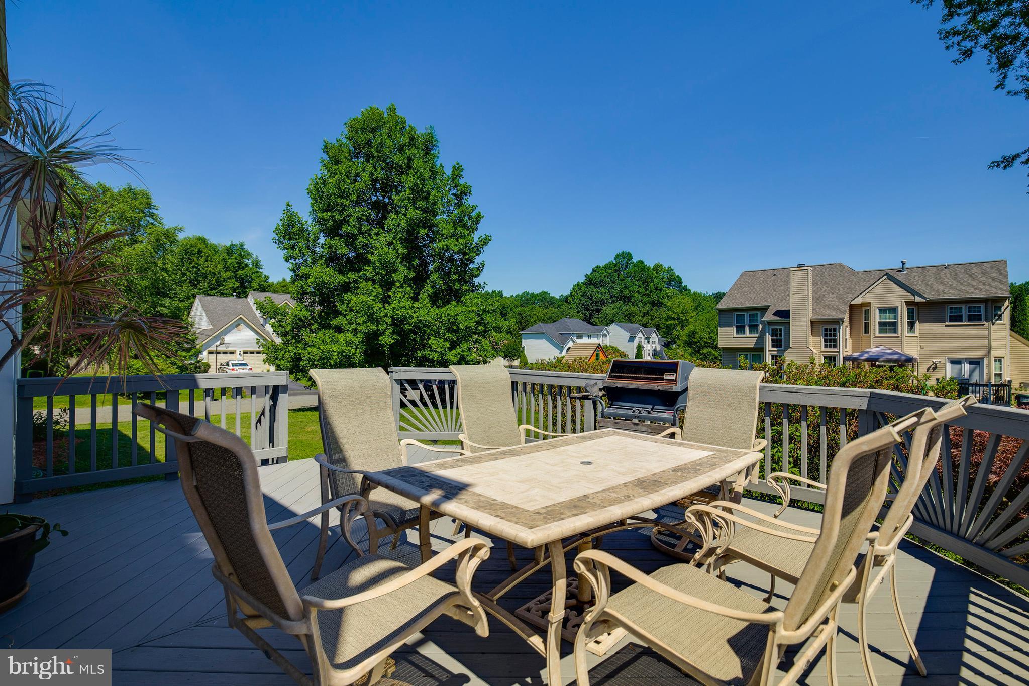 14 Appling Road Stafford, VA 22554 - Photo 29 of 30 Deck with stairs to yard, great for entertaining