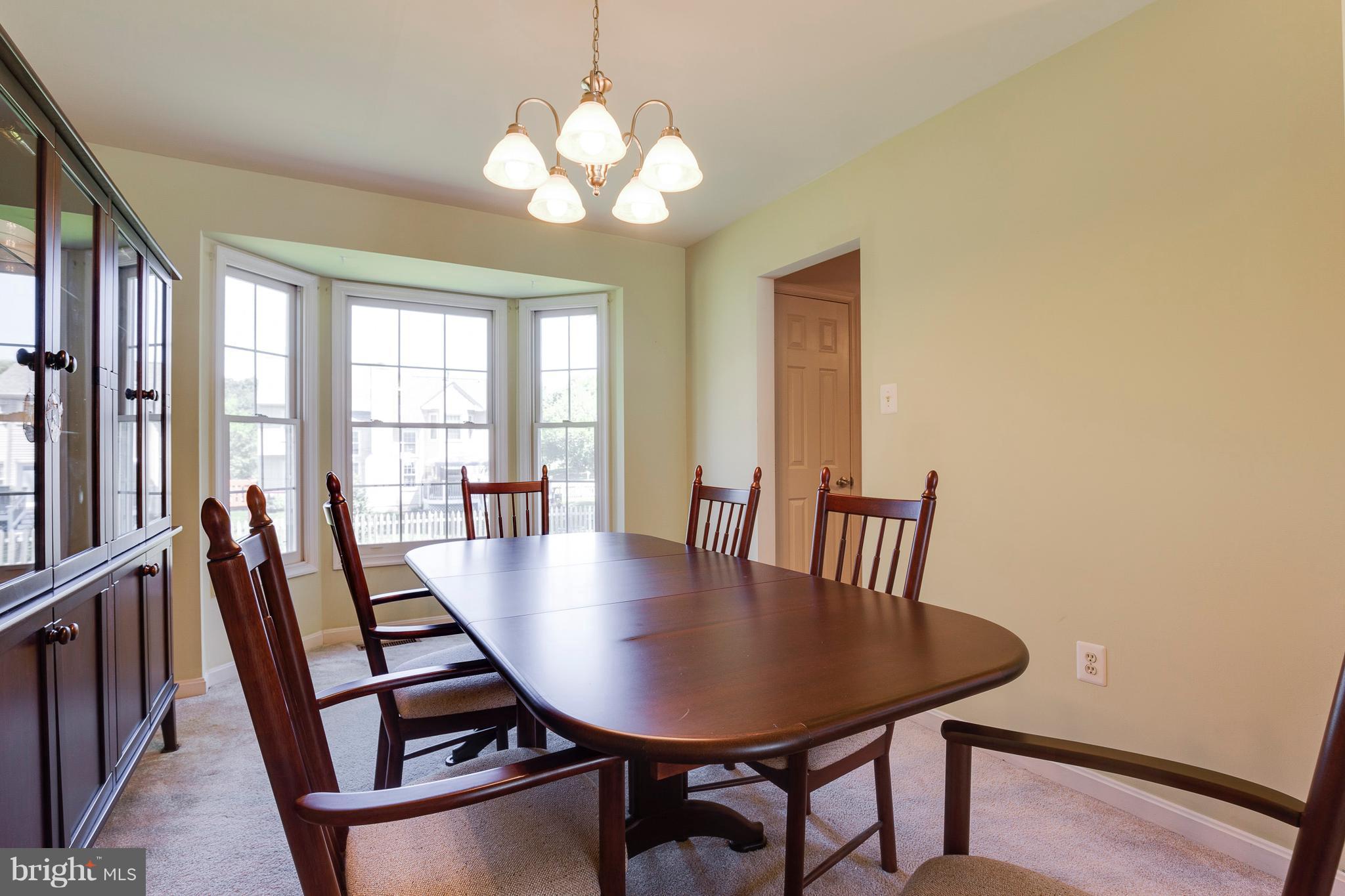 14 Appling Road Stafford, VA 22554 - Photo 8 of 30 Dining Room with bay window to backyard