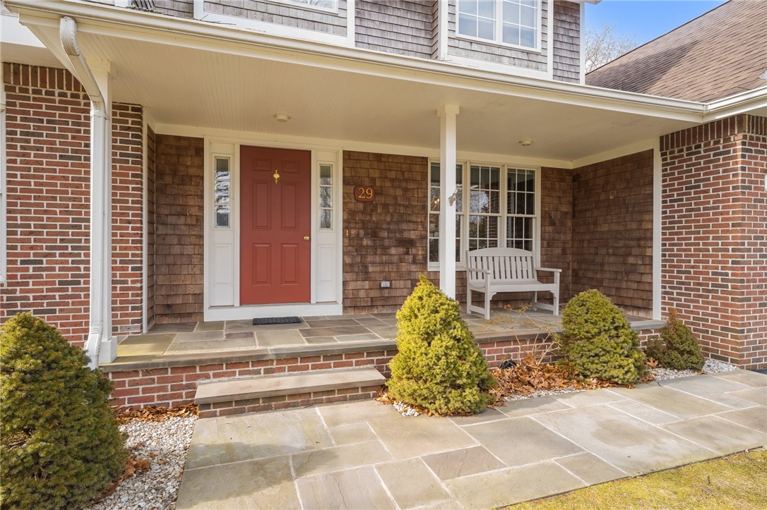 29 Wicklow Road Westerly, RI 02891 - Photo 4 of 48 Bluestone walkway to the front door