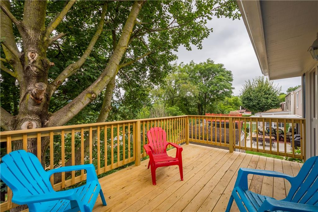 1300 Greenhill Rd Extension Pittsburgh, PA 15209 - Photo 13 of 32 Private deck off of the kitchen